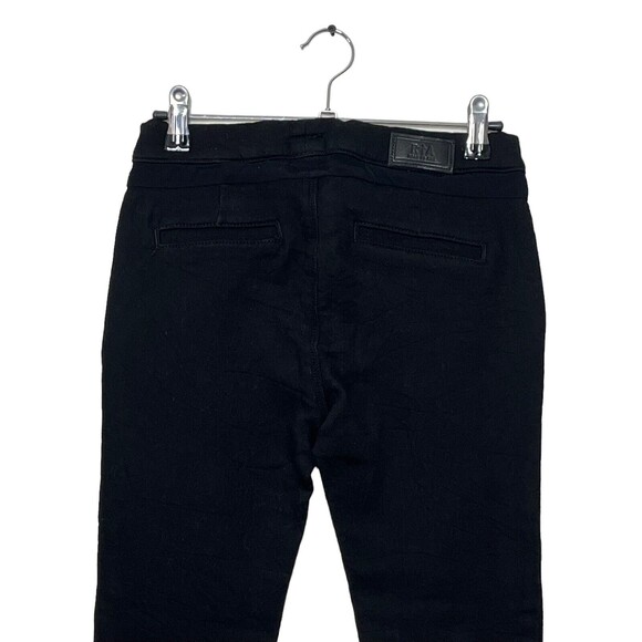 RtA NWT Skinny Jeans Black Zip Pocket Ankle Cropped Women’s XS Stretch Moto - Picture 4 of 12